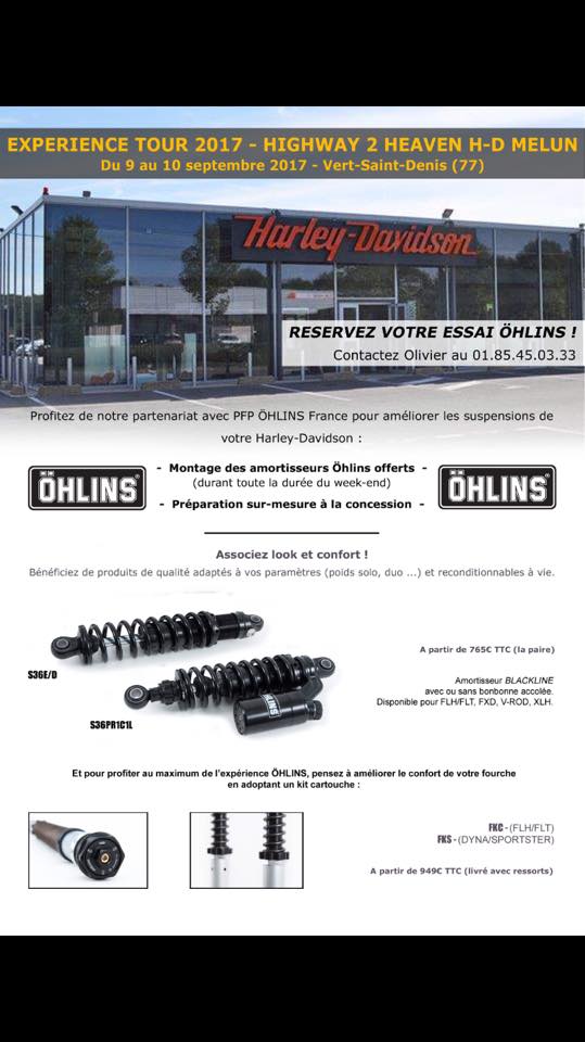 ÖHLINS présent pour l'Experience Tour ! ÖHLINS présent pour l'Experience Tour !